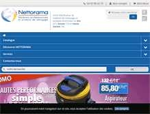 Tablet Screenshot of nettorama.fr